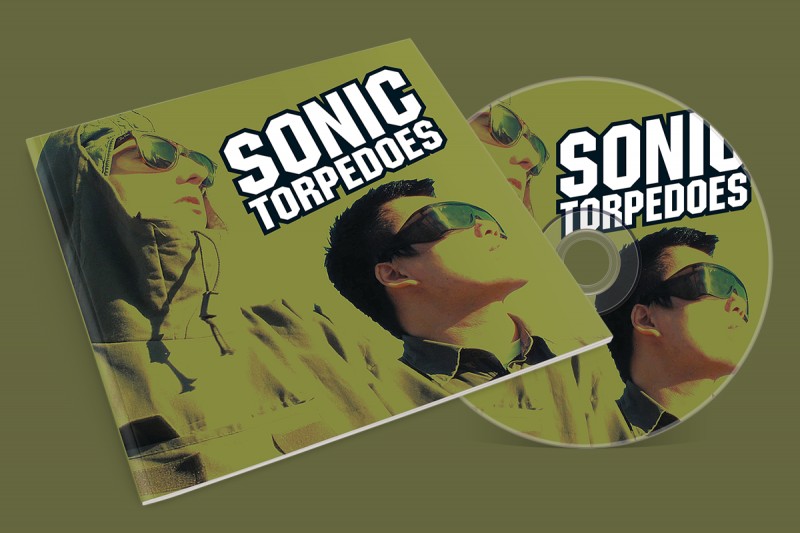CD design for the Sonic Torpedoes, a London-based band.