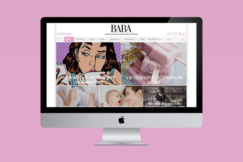 Website update for My Baba (based on their existing off-the-shelf WordPress theme).