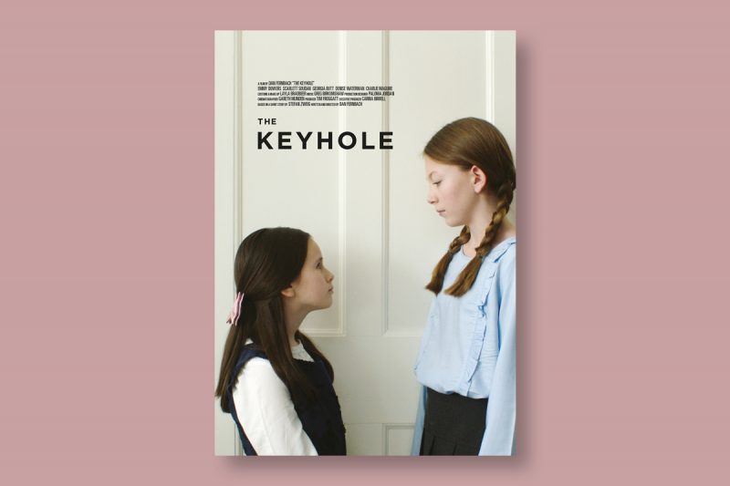 Poster design for The Keyhole, a short film produced in the UK.