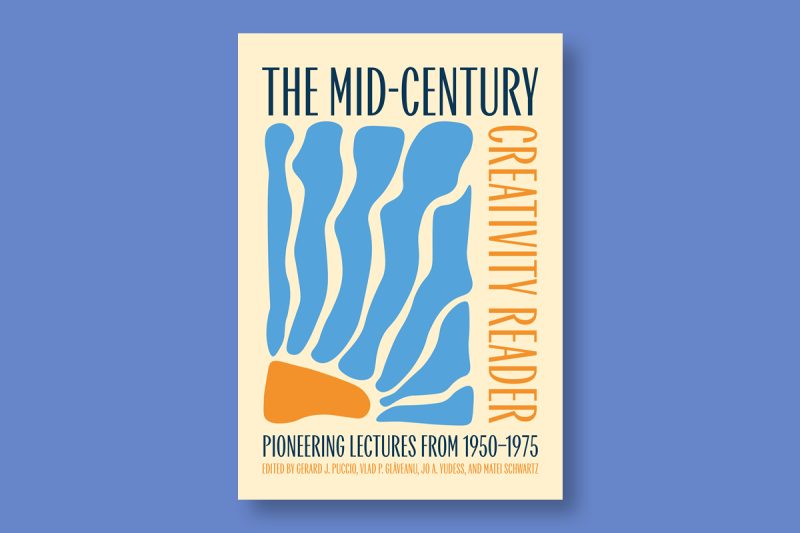 Book cover design for The Mid-Century Creativity Reader edited by Gerard J. Puccio, Vlad P. Glaveanu, Jo A. Yudess and Matei Schwartz. Published by Oxford University Press.